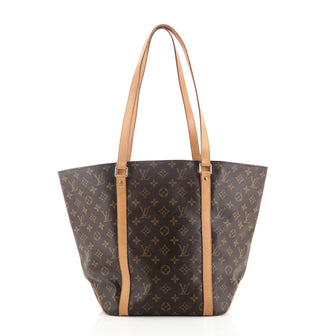 Louis Vuitton Shopping Sac Handbag Monogram Canvas MM