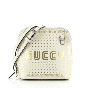 Gucci Dome Crossbody Bag Limited Edition Printed Leather Mini