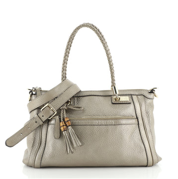 Gucci Bella Convertible Top Handle Bag Leather Small