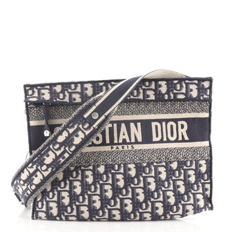 Christian Dior Convertible Clutch Oblique Canvas