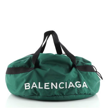 Balenciaga Wheel Duffle Bag Nylon Small