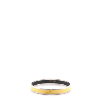 Hermes Caleche Bangle Bracelet Enamel Narrow