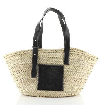 Loewe Basket Tote Raffia Medium