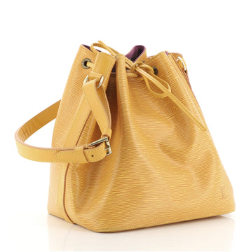 Louis Vuitton Petit Noe Handbag Epi Leather