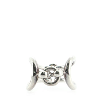 Hermes Vintage Chain Ring Sterling Silver