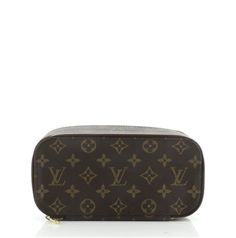 Louis Vuitton Trousse Blush Pouch Monogram Canvas GM Brown 65203410