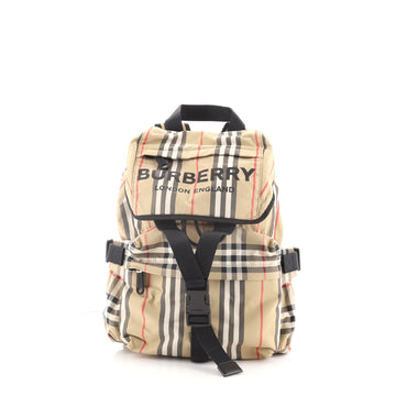 Burberry Wilfin Backpack Heritage Stripe Nylon Small