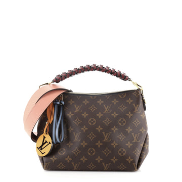 Louis Vuitton Braided Handle Beaubourg Hobo Monogram Canvas Mini