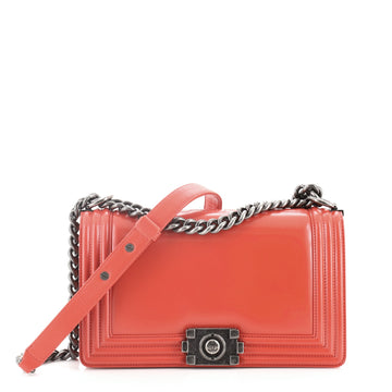 Chanel Reverso Boy Flap Bag Glazed Calfskin Old Medium