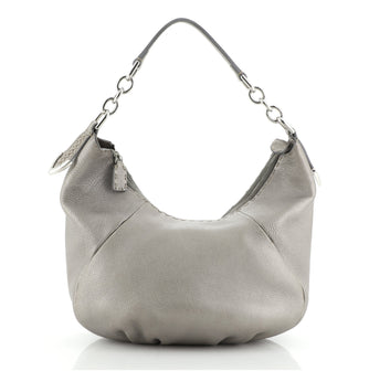 Fendi Selleria Chain Hobo Leather Small