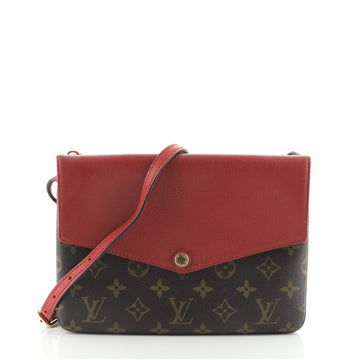 Louis Vuitton Twice Handbag Monogram Canvas