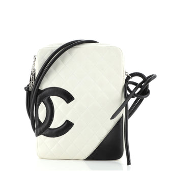 Chanel Cambon Crossbody Bag Quilted Leather Medium