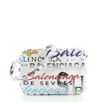 Balenciaga Camera Bag Printed Leather Small