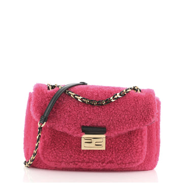 Fendi Be Baguette Shearling Medium