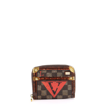 Louis Vuitton Zippy Wallet Limited Edition Damier Time Trunk Compact