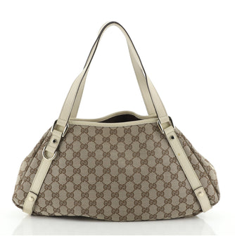 Gucci Abbey Shoulder Bag GG Canvas Medium