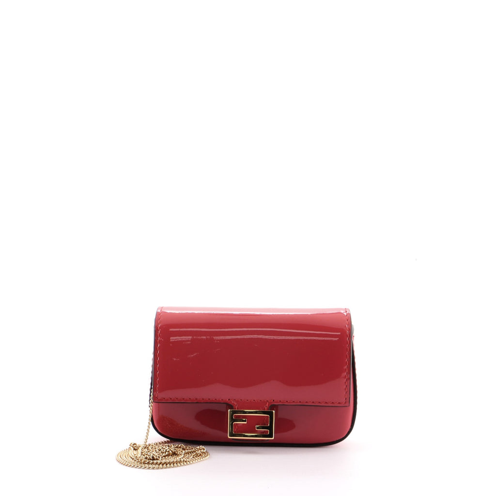 Baguette bag charm Fendi Red in Metal - 31660787