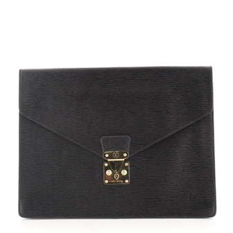 Louis Vuitton Porte-Documents Senateur Bag Epi Leather
