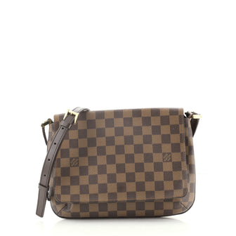Louis Vuitton Musette Tango Handbag Damier