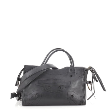 Balenciaga Blackout City Bag Leather Mini