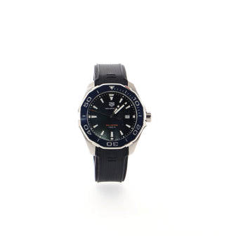 Tag Heuer Aquaracer 300M Quartz Watch Watch Stainless Steel and Rubber 45