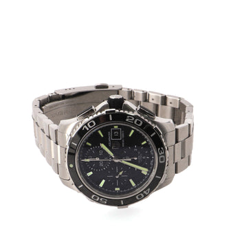 Aquaracer 500M Calibre 16 Chronograph Automatic Watch Stainless Steel 43