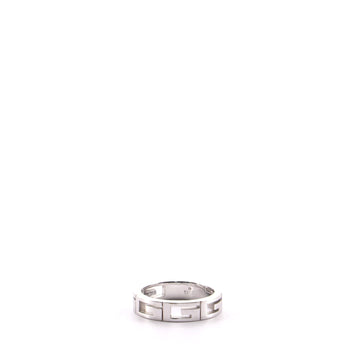 Gucci G Band 18K White Gold Ring