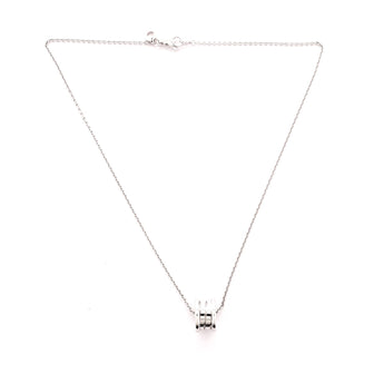 Bvlgari B.Zero1 Pendant Necklace 18K White Gold