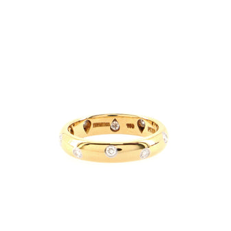 Etoile 18K Yellow Gold with Diamonds Band Ring 6.25 - 53