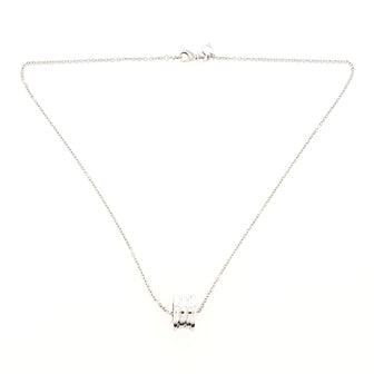 Bvlgari B.Zero1 Pendant Necklace 18K White Gold
