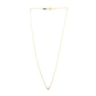 Tiffany & Co. Elsa Peretti Diamonds By The Yard Pendant Necklace 18K Yellow Gold with Diamond .05CT