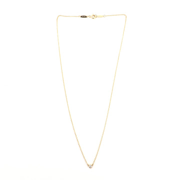 Tiffany & Co. Elsa Peretti Diamonds By The Yard Pendant Necklace 18K Yellow Gold with Diamond .05CT