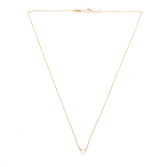Tiffany & Co. Elsa Peretti Color By The Yard Pendant Necklace 18K Yellow Gold and Diamond 0.14CT
