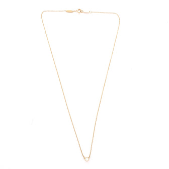 Tiffany & Co. Elsa Peretti Color By The Yard Pendant Necklace 18K Yellow Gold and Diamond 0.14CT