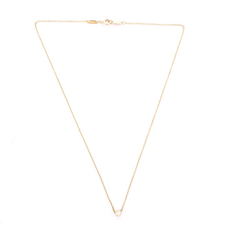 Tiffany & Co. Elsa Peretti Color By The Yard Pendant Necklace 18K Yellow Gold and Diamond 0.14CT