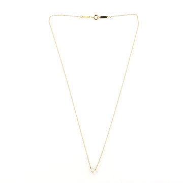 Tiffany & Co. Elsa Peretti Diamonds By The Yard Necklace 18K Yellow Gold and Diamond 0.08CT