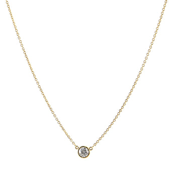 Tiffany & Co. Elsa Peretti Diamonds By The Yard Pendant Necklace 18K Yellow Gold and Diamond 0.25 CT