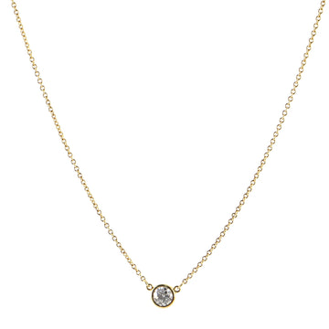 Tiffany & Co. Elsa Peretti Diamonds By The Yard Pendant Necklace 18K Yellow Gold and Diamond 0.25 CT