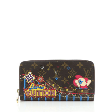 Louis Vuitton Zippy Wallet Limited Edition Vivienne Xmas Monogram Canvas