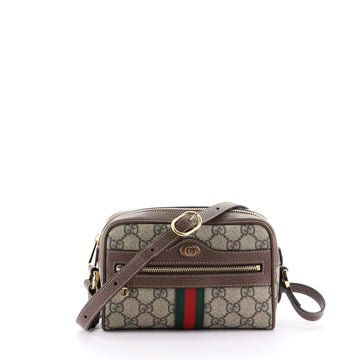 Gucci Ophidia Shoulder Bag GG Coated Canvas Mini