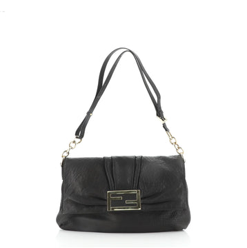Fendi Mia Flap Bag Leather