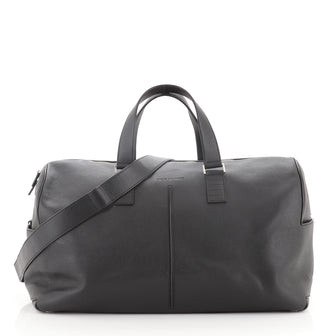 Christian Dior Convertible Homme Duffle Bag Leather Large