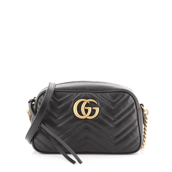 Gucci GG Marmont Shoulder Bag Matelasse Leather Small