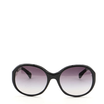 Chanel CC Pearl Oversized Sunglasses Acetate with Faux Pearls