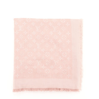 Louis Vuitton Monogram Shine Shawl Silk Blend