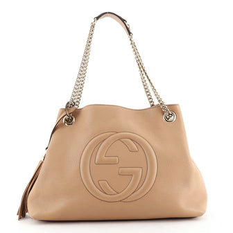 Gucci Soho Chain Strap Shoulder Bag Leather Medium