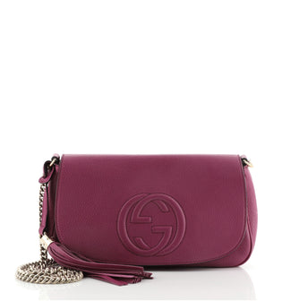 Gucci Soho Chain Crossbody Bag Leather Medium