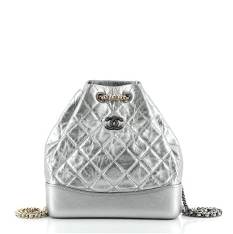 Chanel Gabrielle Backpack Quilted Calfskin Small