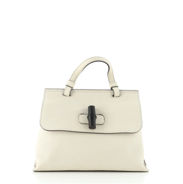 Gucci Bamboo Daily Top Handle Bag Leather Small
