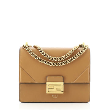 Fendi Kan U Shoulder Bag Leather Small